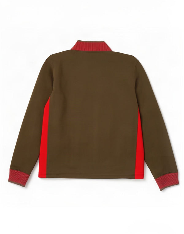 Blend Of America Damen-Trainingsanzug mit grafischem Oberteil, XL, Khaki, Farbblock
