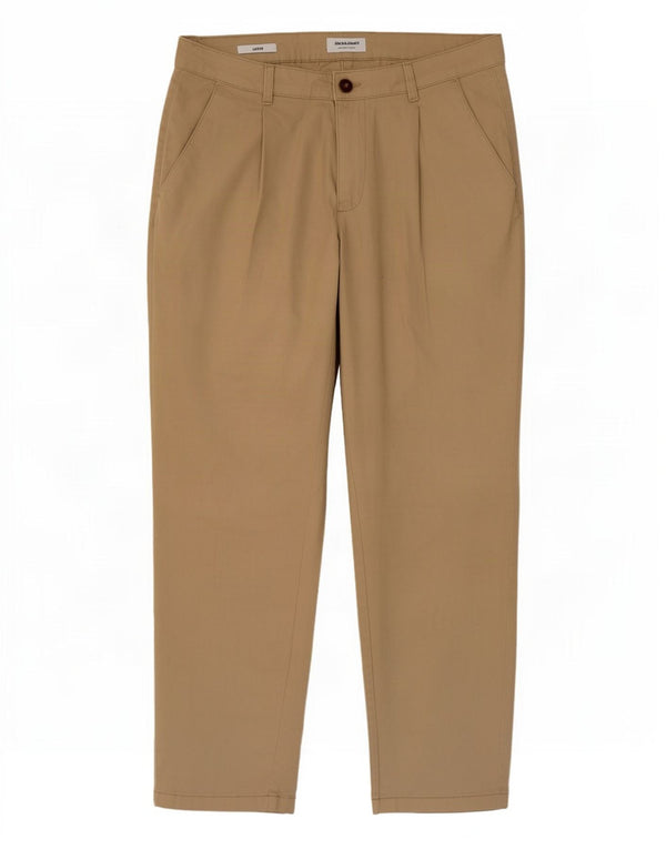 Jack & Jones Herren-Chinohose mit lockerer Passform, W34, L28, Beige, Baumwolle