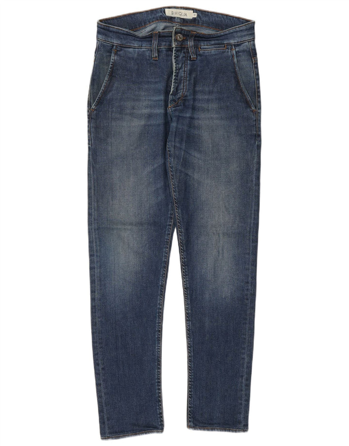 SIVIGLIA Womens Slim Jeans W30 L29 Blue Cotton