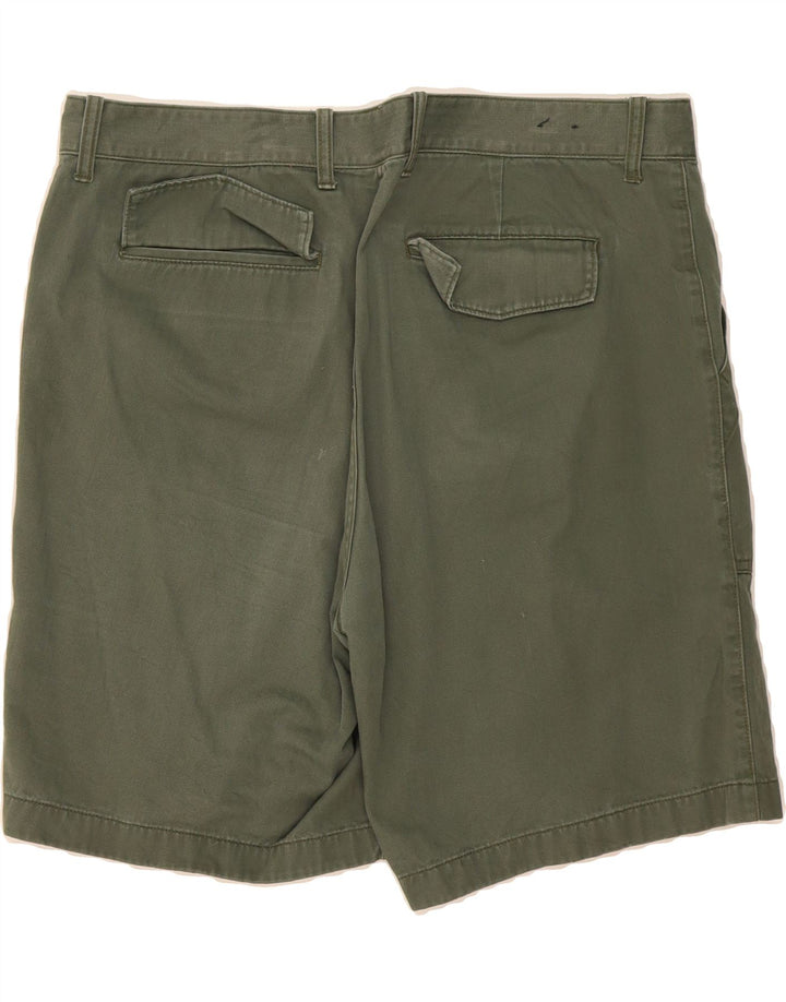 J. CREW Mens Chino Shorts W36 Large Green Vintage J. Crew and Second-Hand J. Crew from Messina Hembry 