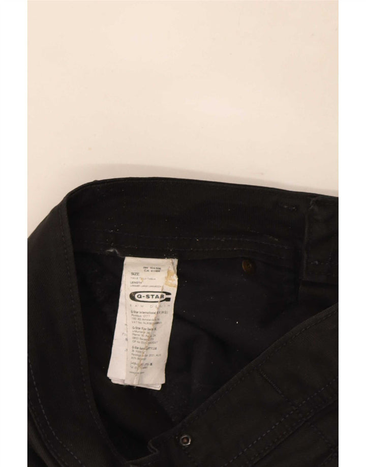 G-Star Damen Straight Jeans W29 L34 Schwarze Baumwolle