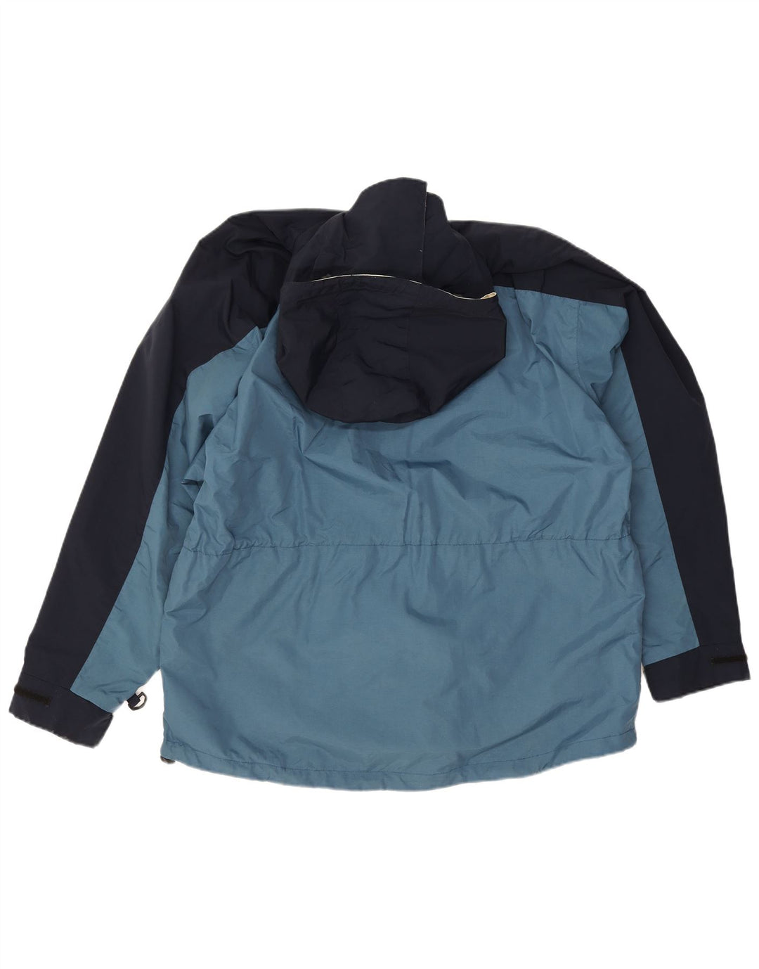 Nautica Herren-Utility-Jacke mit Kapuze, UK 38, mittelblaues Colourblock-Polyester