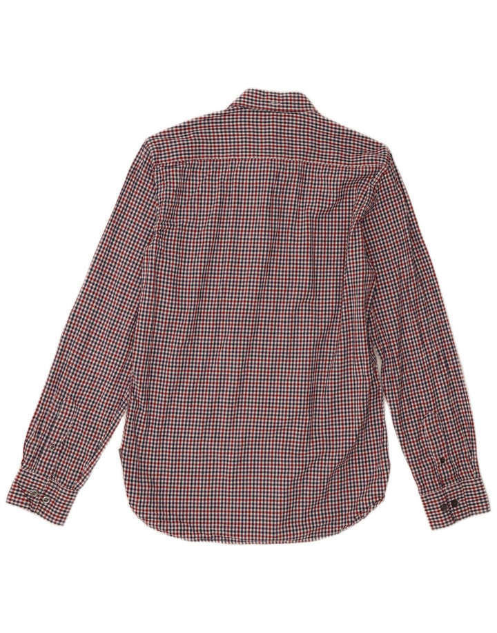 French Connection Herrenhemd, klein, mehrfarbig, Gingham-Baumwolle