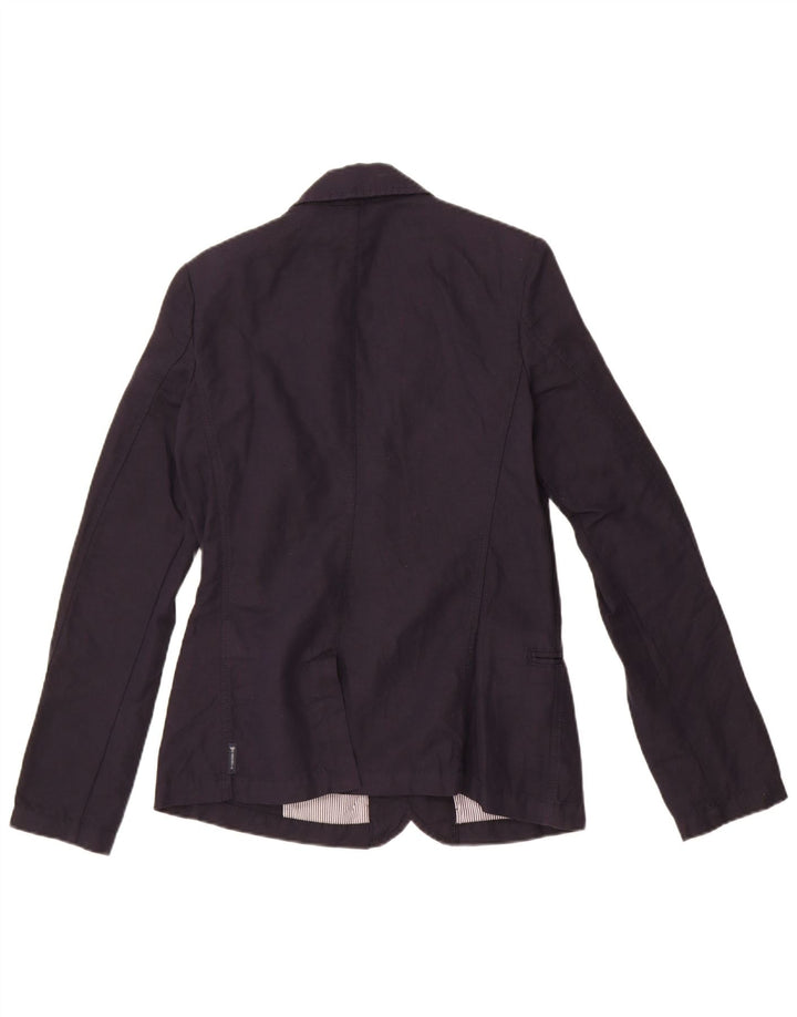 Armani Junior Jungen 2-Knopf-Blazerjacke, 15–16 Jahre, marineblaue Baumwolle