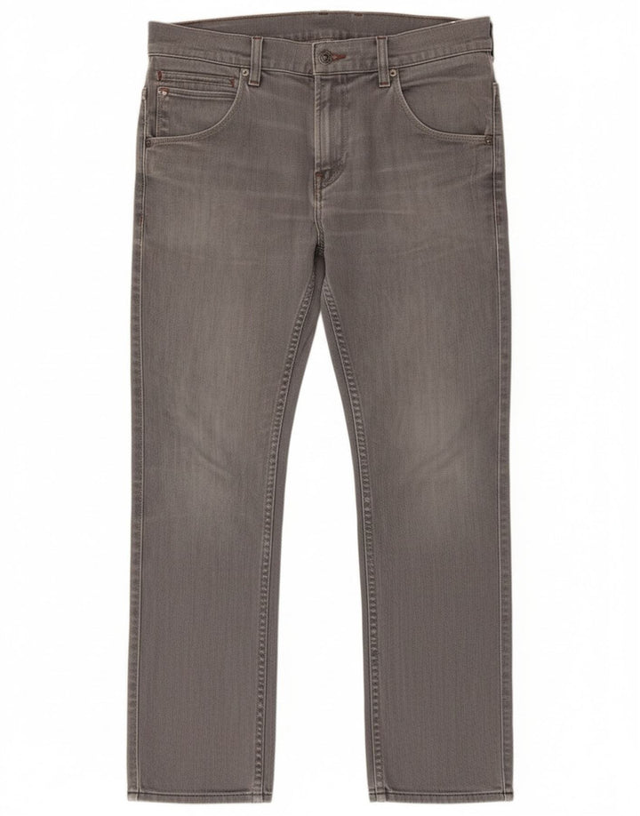 Levi's Damen 511 Skinny Jeans W33 L30 Graue Baumwolle