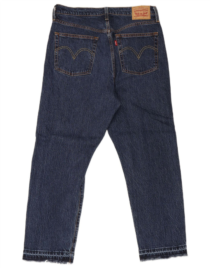 Levi's Herren 501 verkürzte Jeans W30 L26 blaue Baumwolle