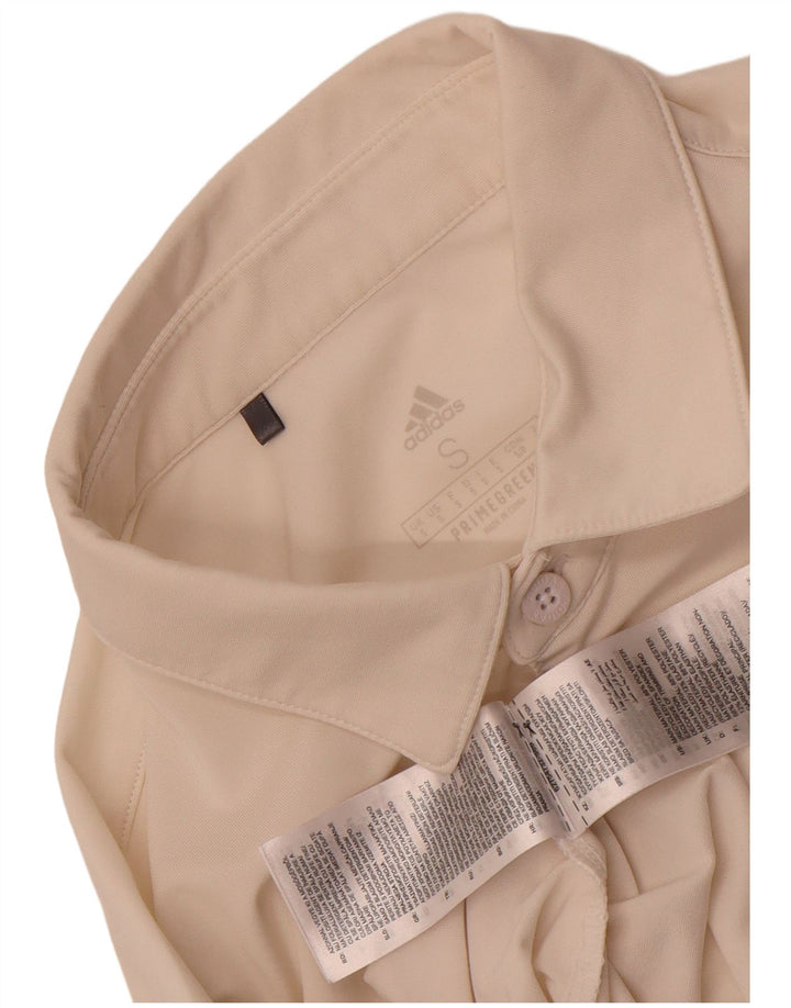 Adidas Herren Primegreen Poloshirt Small Weiß Polyester