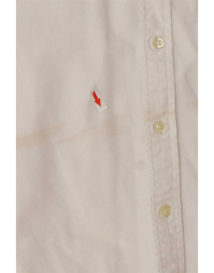 Ralph Lauren Slim-Fit-Hemd für Herren, Größe S, weiße Baumwolle