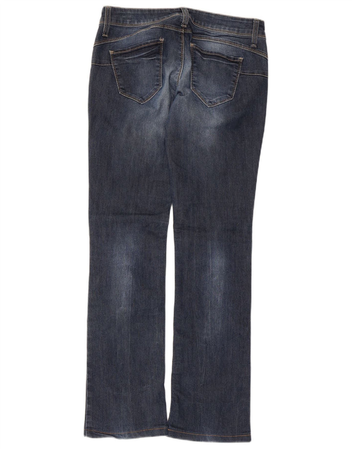 Benetton Damen Bootcut-Jeans W28 L30 Blau
