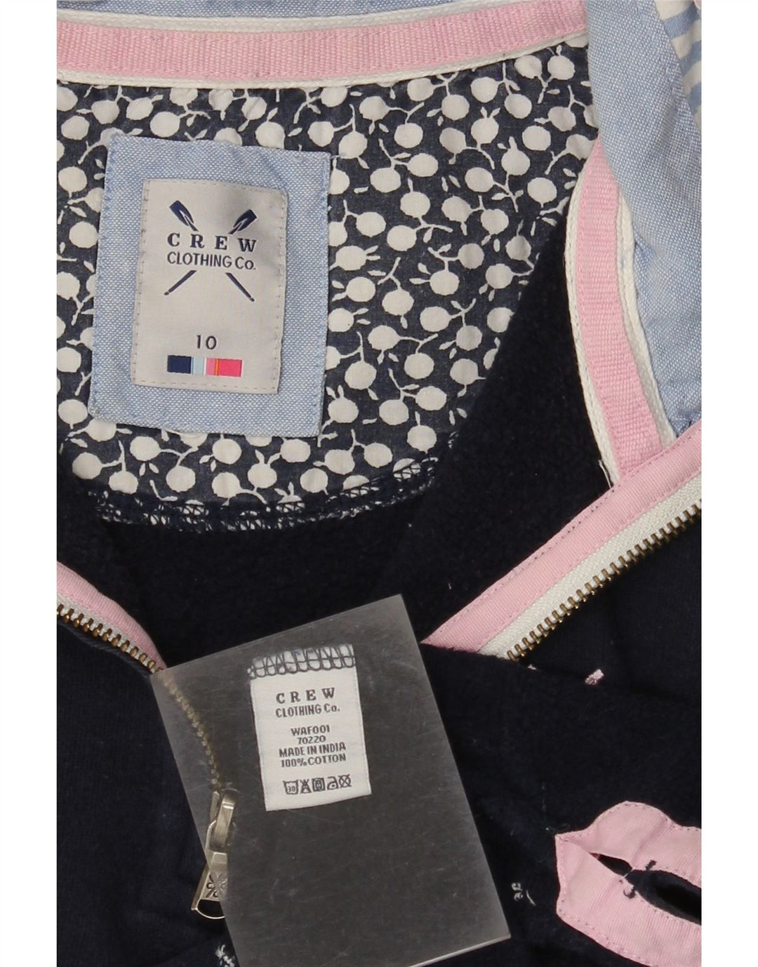 CREW CLOTHING Damen-Sweatshirt in Übergröße, Gr. 10, Marineblau