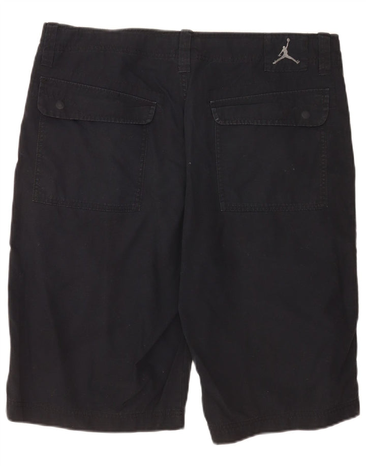 Jordan Herren-Bermudashorts XL W34, schwarze Baumwolle