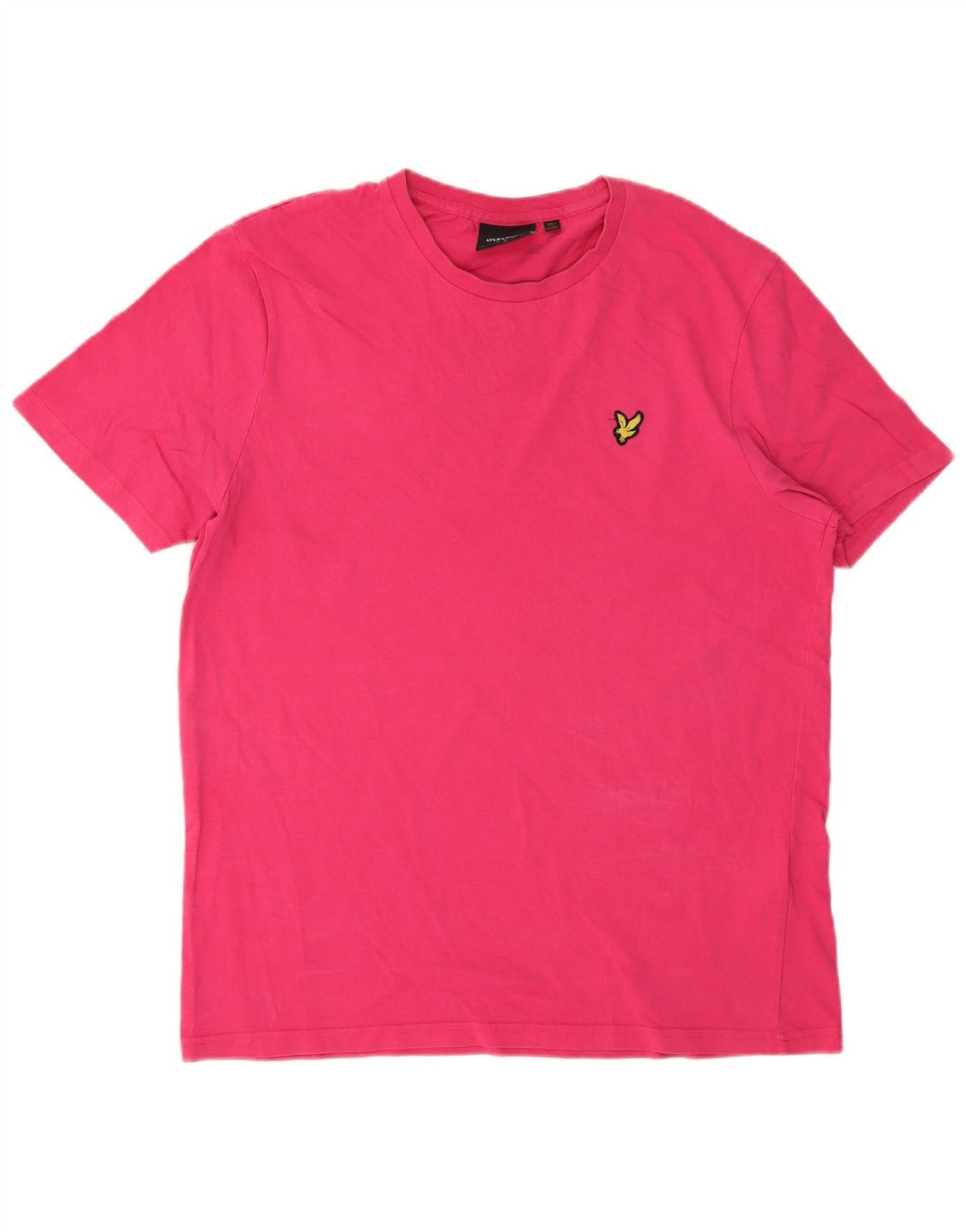 Lyle & Scott Herren T-Shirt Top Large Rosa Baumwolle