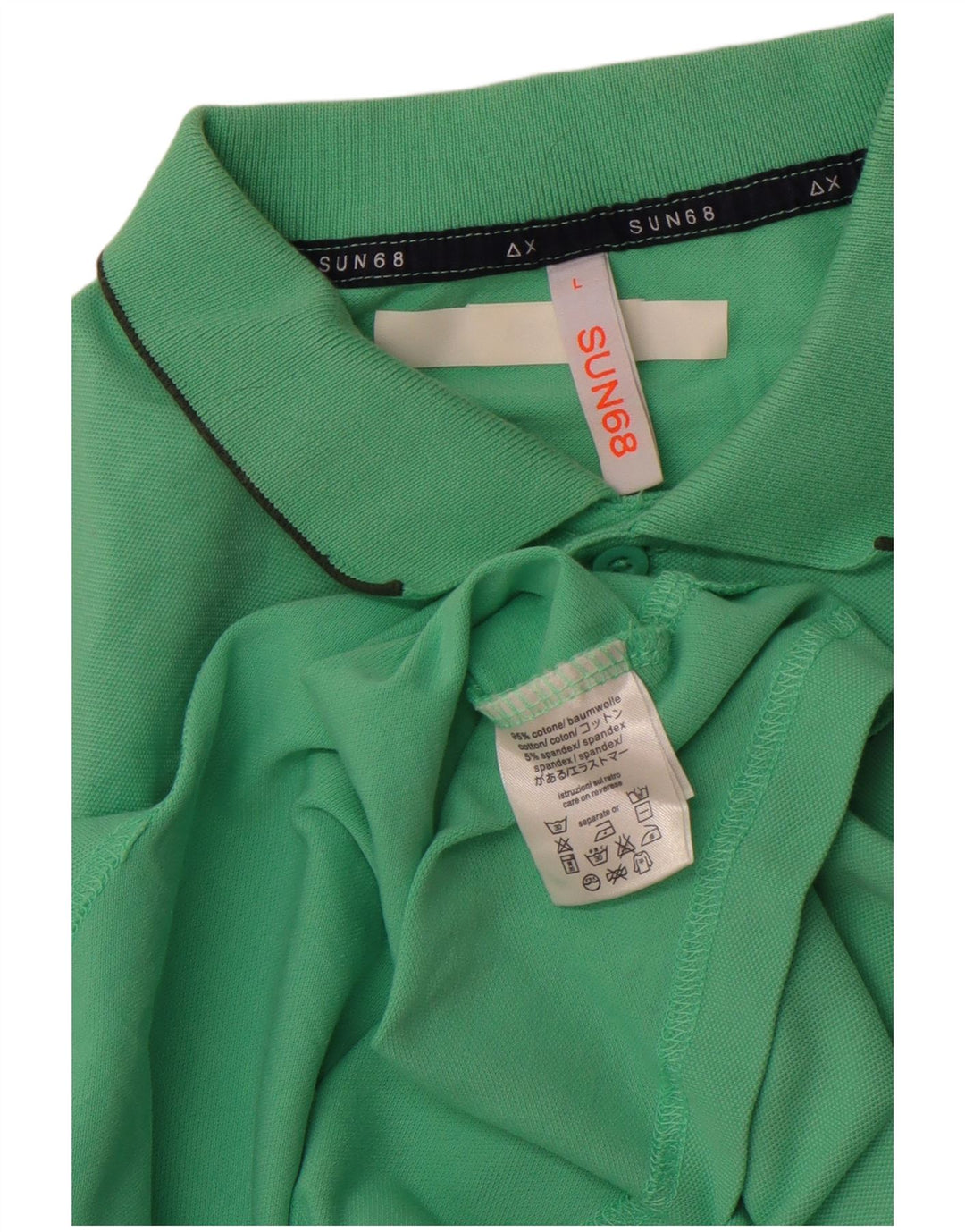 SUNDEK Herren-Poloshirt, große grüne Baumwolle