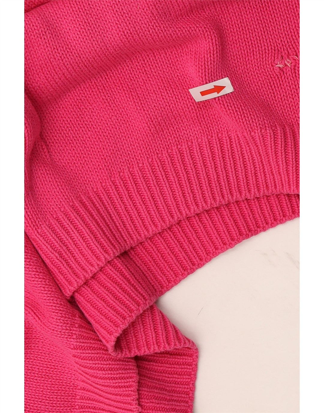 Marks & Spencer Damen-Pullover, übergroß, Rundhalsausschnitt, Gr. 16, Rosa