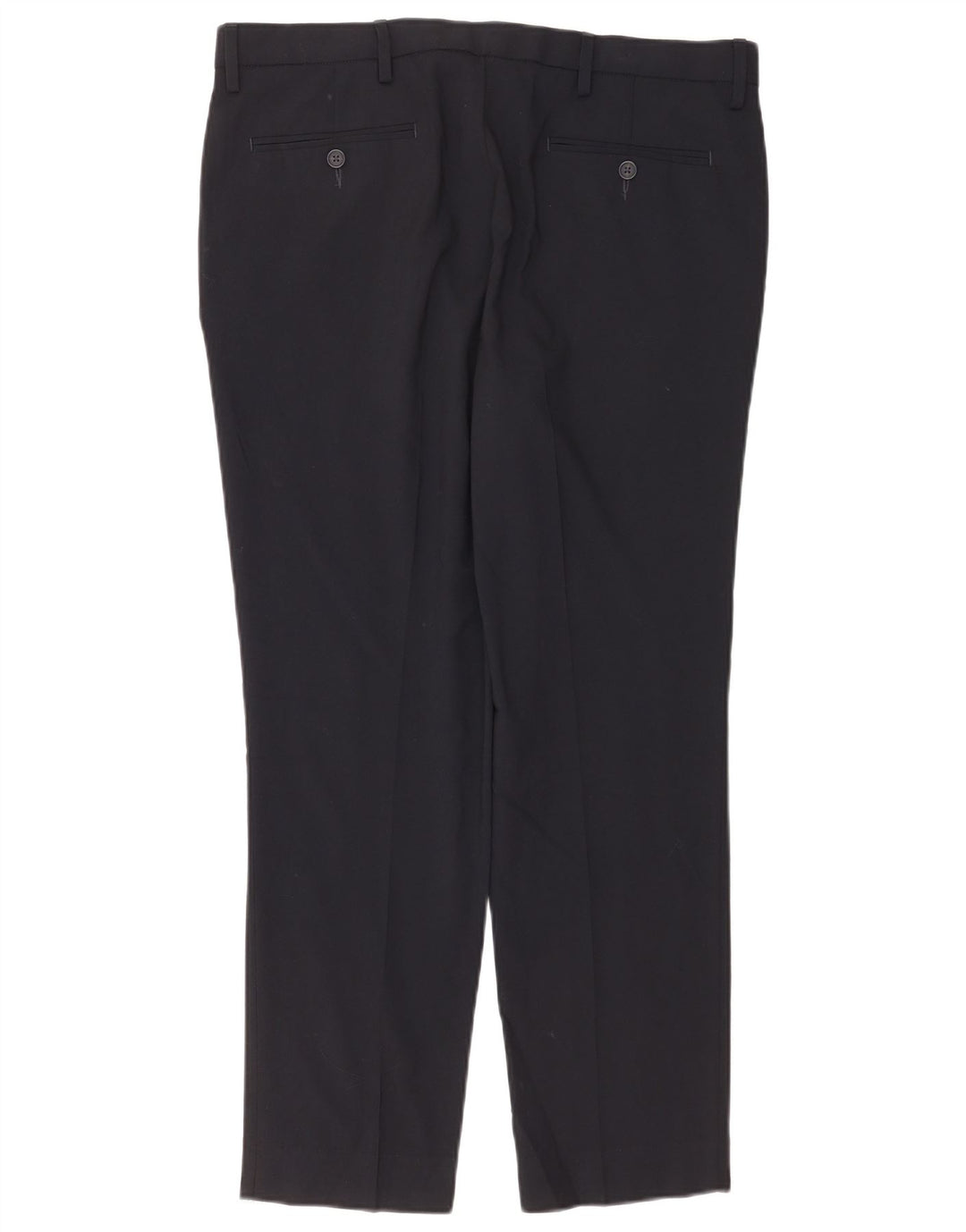 Marks & Spencer Herren Slim Fit Chinohose W36 L29 Marineblau Polyester