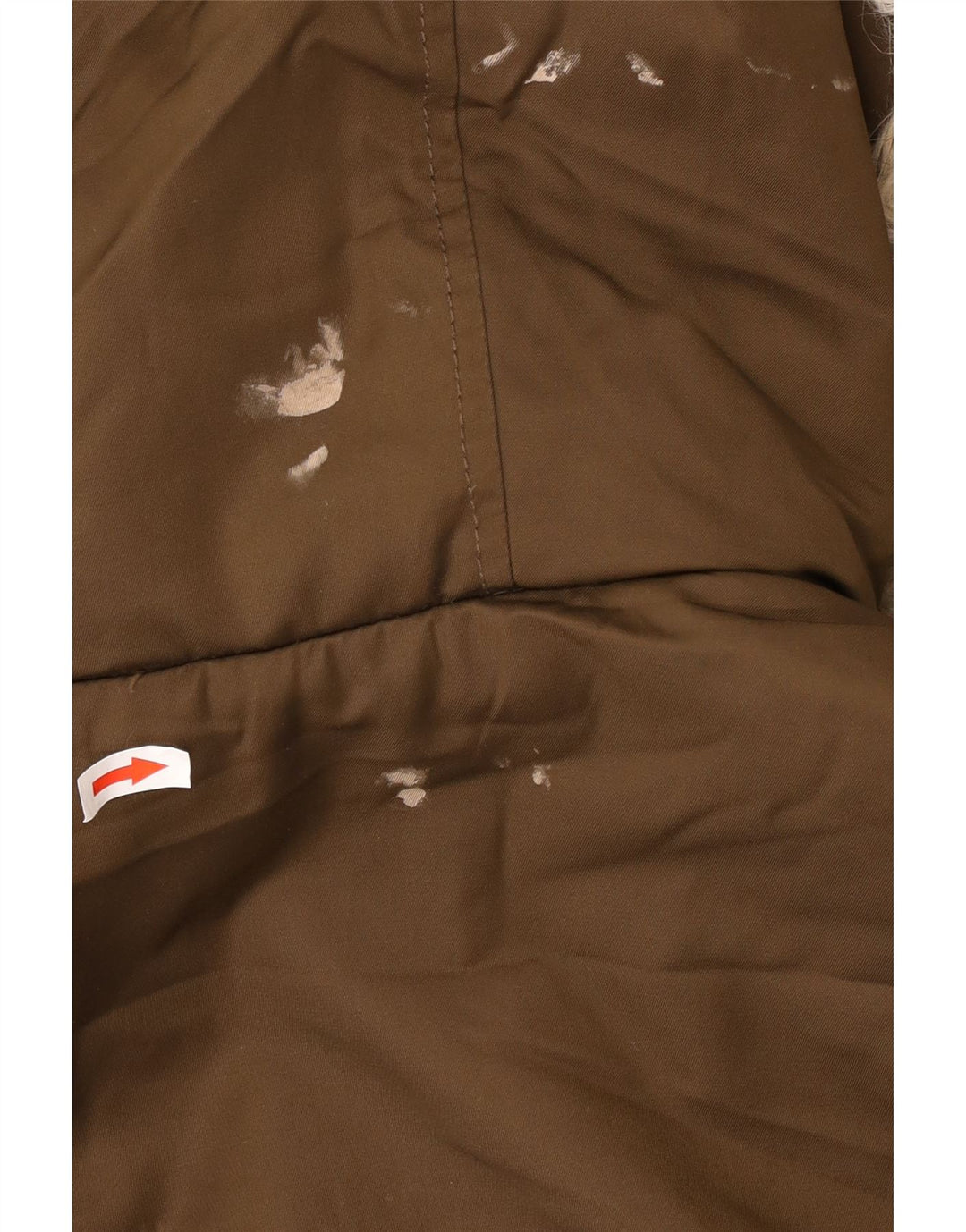 Zara Damen Trafaluc Übergroße Sherpa Parka Jacke UK 10 Small Braun