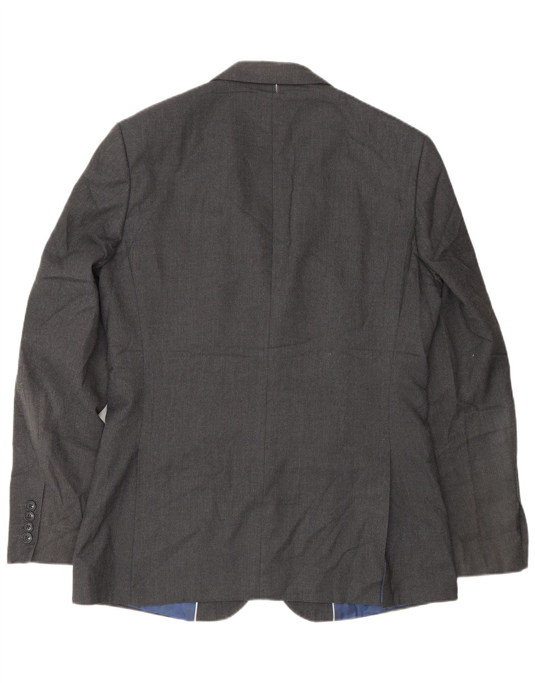 Marks & Spencer Herren-Blazer, lang, schmal, mit 2 Knöpfen, UK 40, Mittelgrau
