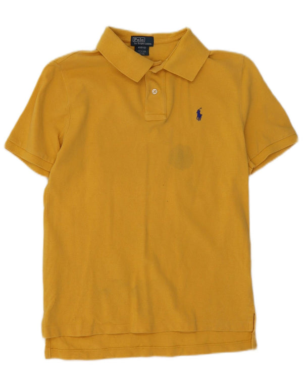 Polo Ralph Lauren Jungen-Poloshirt, 10–11 Jahre, mittelgelbe Baumwolle
