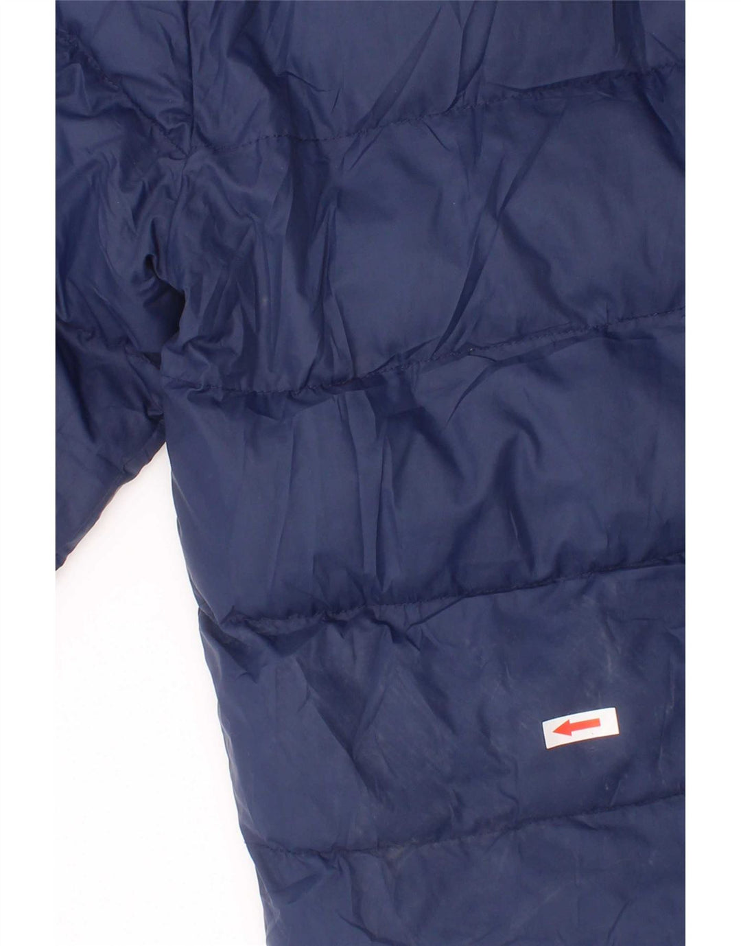 Timberland Jungen wattierte Jacke mit Kapuze, 7–8 Jahre, blaues Polyester