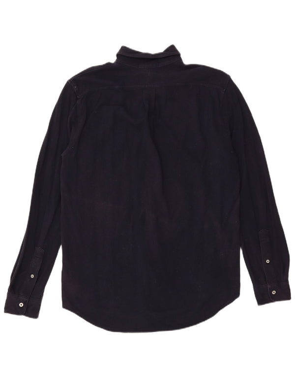 Ralph Lauren Mens Shirt Medium Navy Blue Cotton