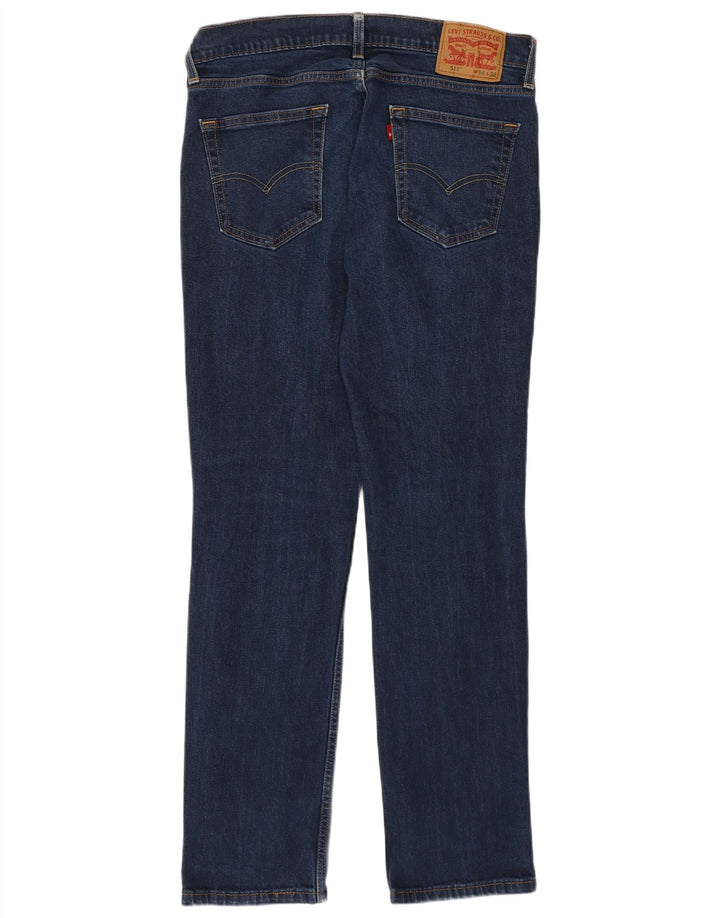 Levi's Herren 511 Slim Jeans W34 L32 Marineblau Baumwolle