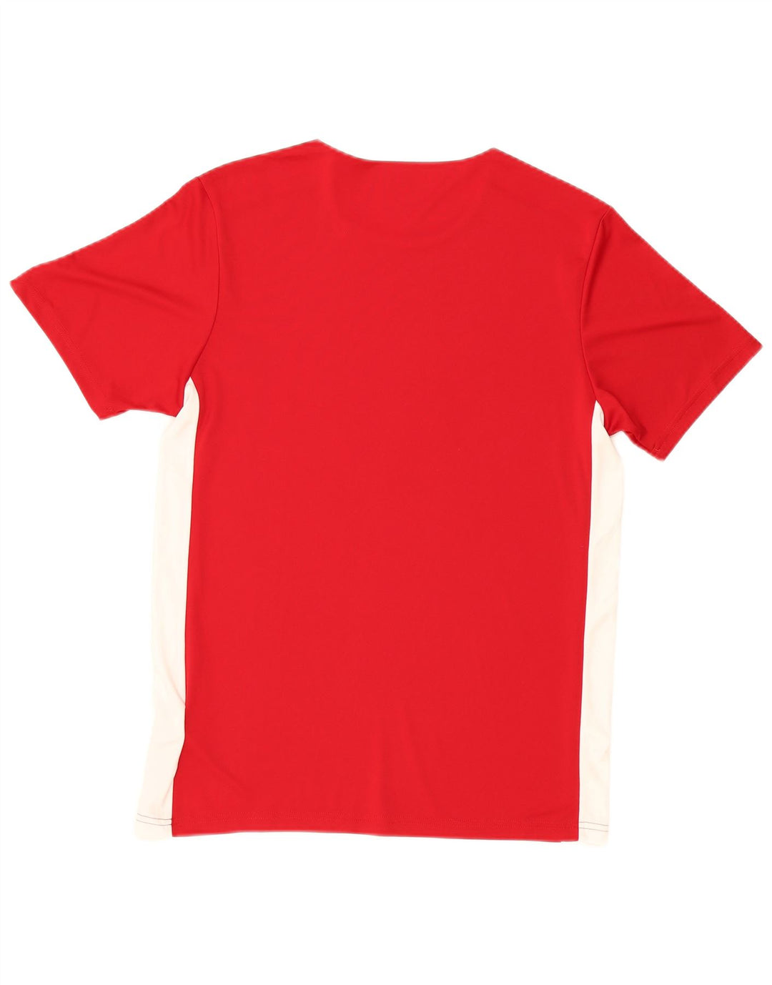 Adidas Herren Aeroready T-Shirt Top Mittelrotes Colourblock-Polyester