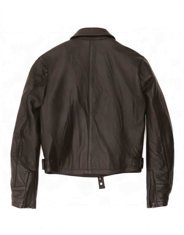Spidi Damen Motorstyle Leder Racer Jacke UK 14 Medium Schwarz
