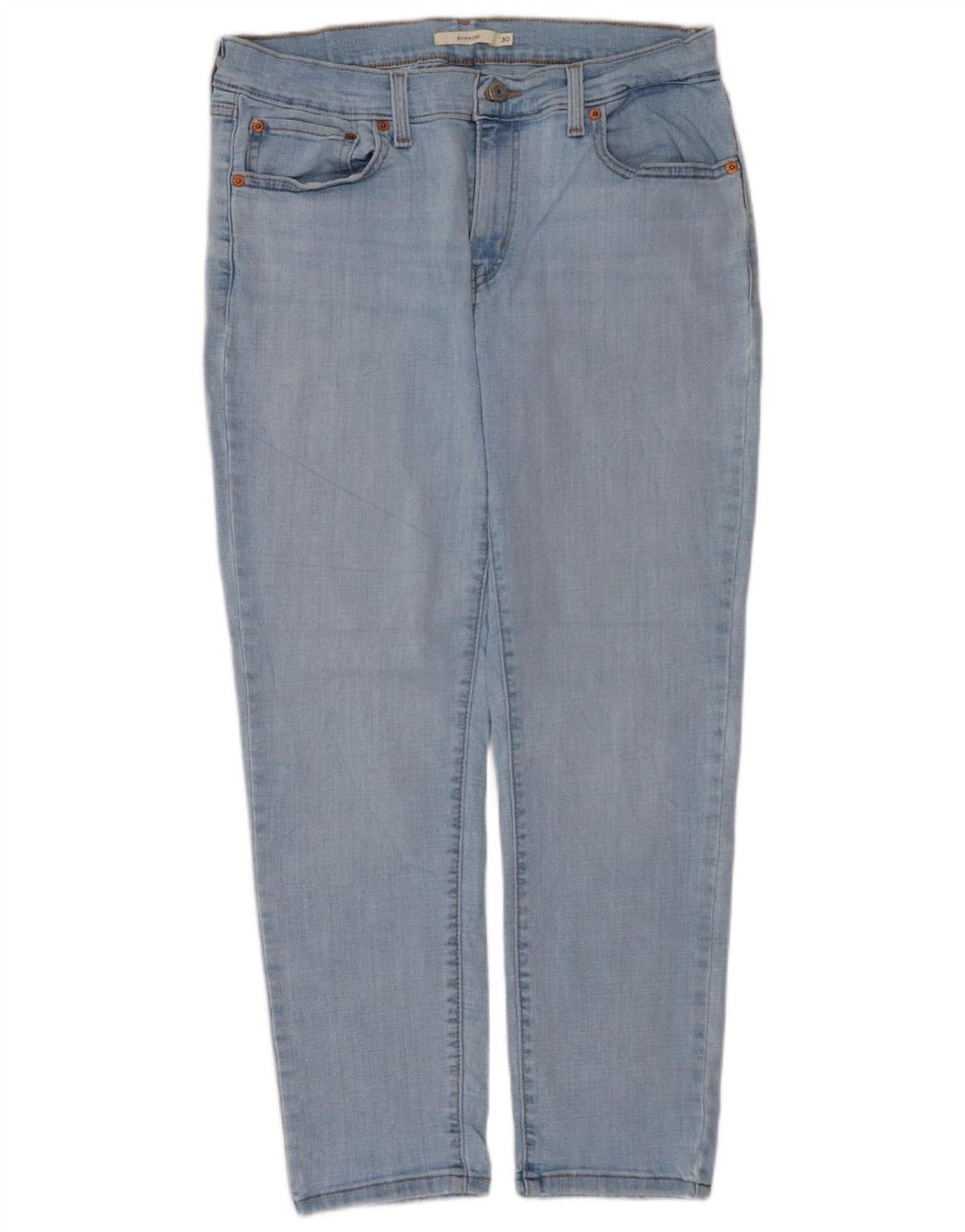LEVI'S Damen Boyfriend Slim Jeans W30 L27 Blaue Baumwolle