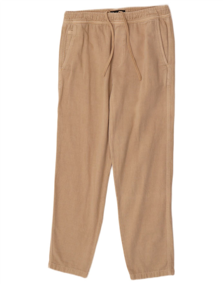 Gerade Cargohose für Herren von Zara, Größe M, W31, L30, Beige, Baumwolle