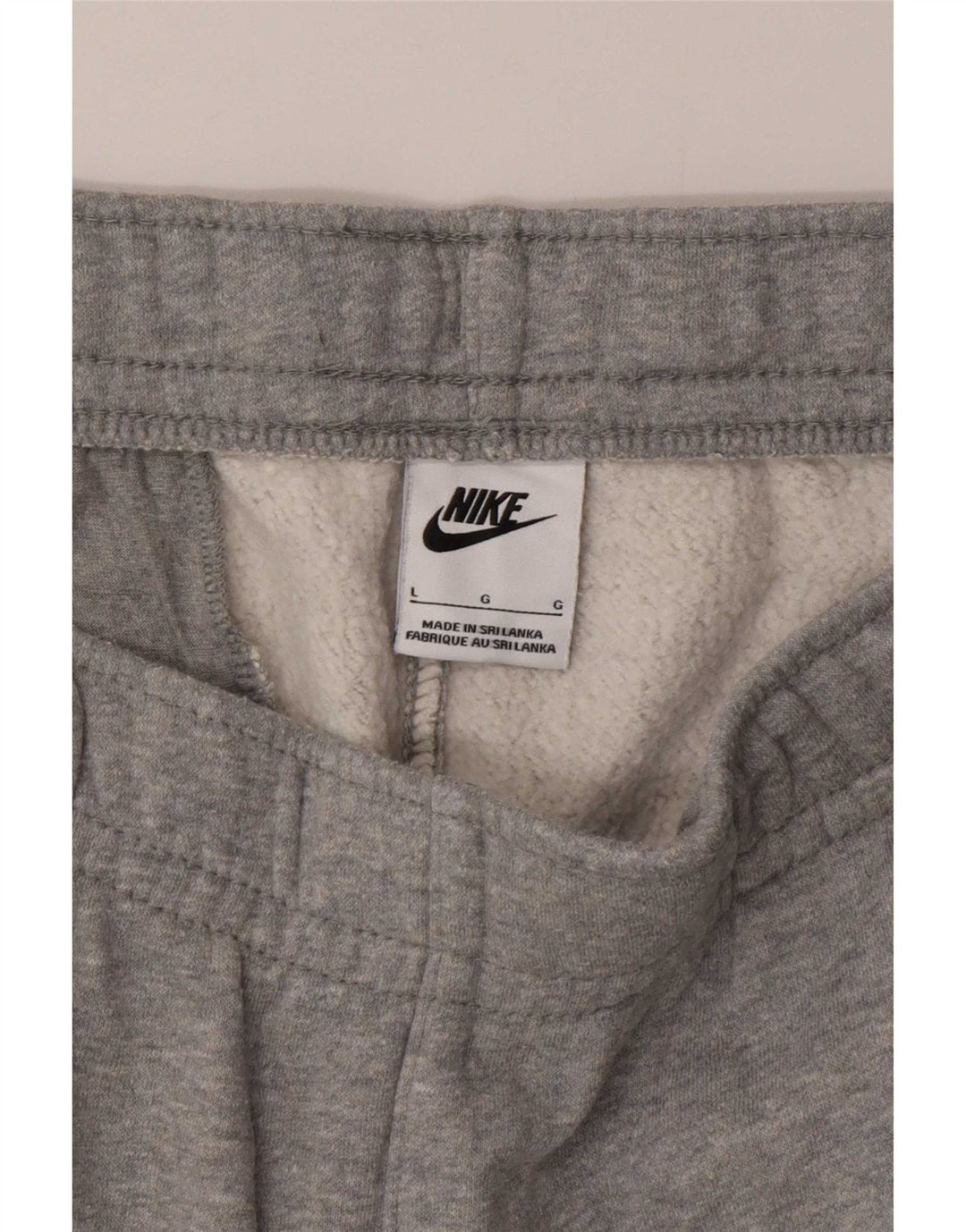 Nike Herren-Trainingshose, Jogginghose, groß, grau gefleckte Baumwolle