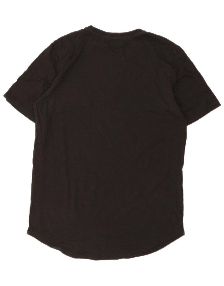 Jack & Jones Herren T-Shirt Top Medium Schwarz Baumwolle