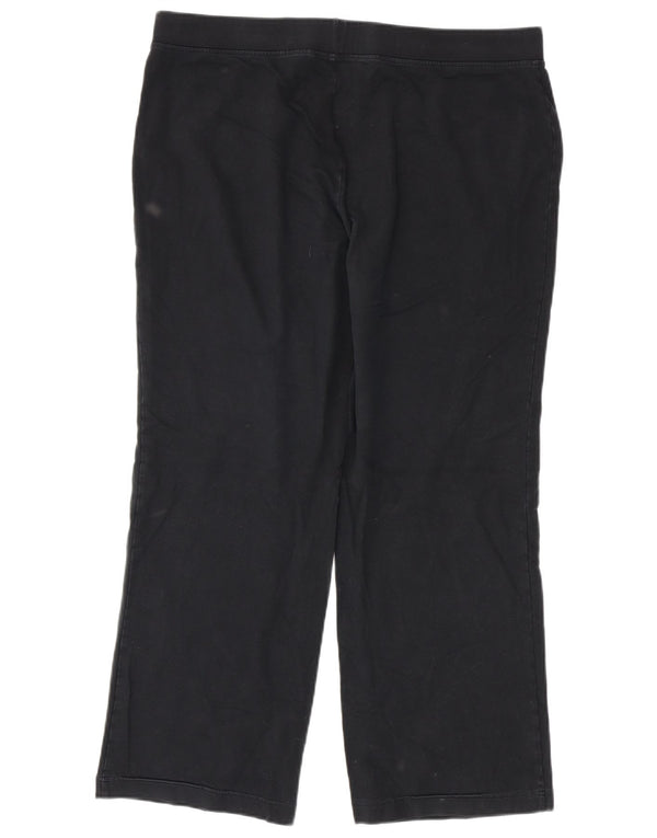Marks & Spencer Damen-Trainingshose, UK 18, XL, schwarze Baumwolle