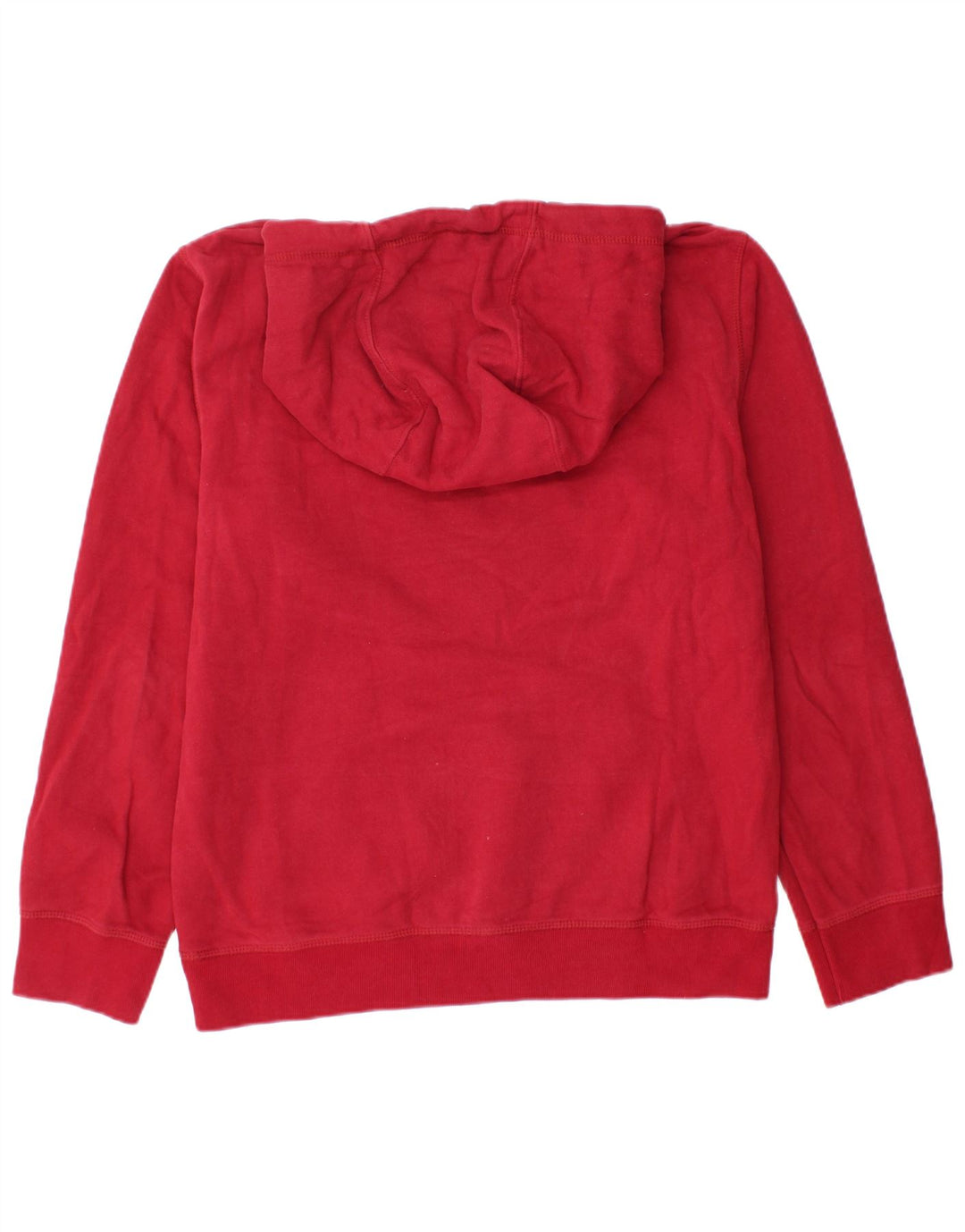 Crew Clothing Herren-Kapuzenpullover aus mittelroter Baumwolle
