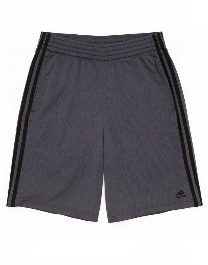 Adidas Herren Sport Shorts Small Grau Polyester