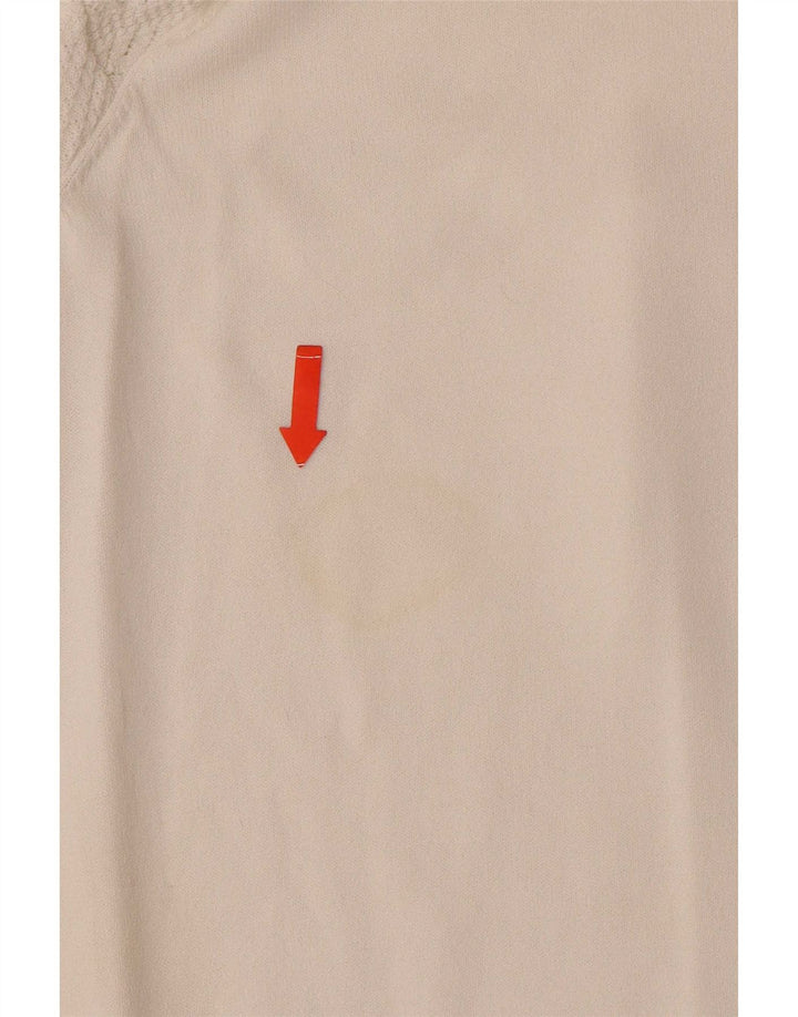 Crew Clothing Damen T-Shirt Top UK 12 Mittelweiße Viskose