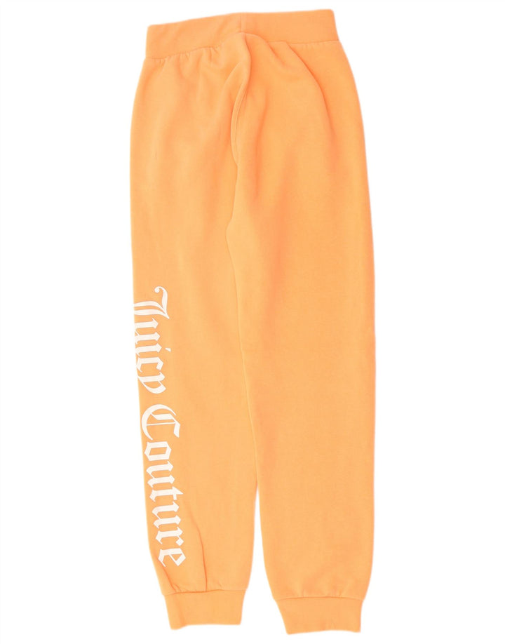 JUICY COUTURE Grafische Trainingshose für Damen, Jogginghose, UK 4, XS, Orange