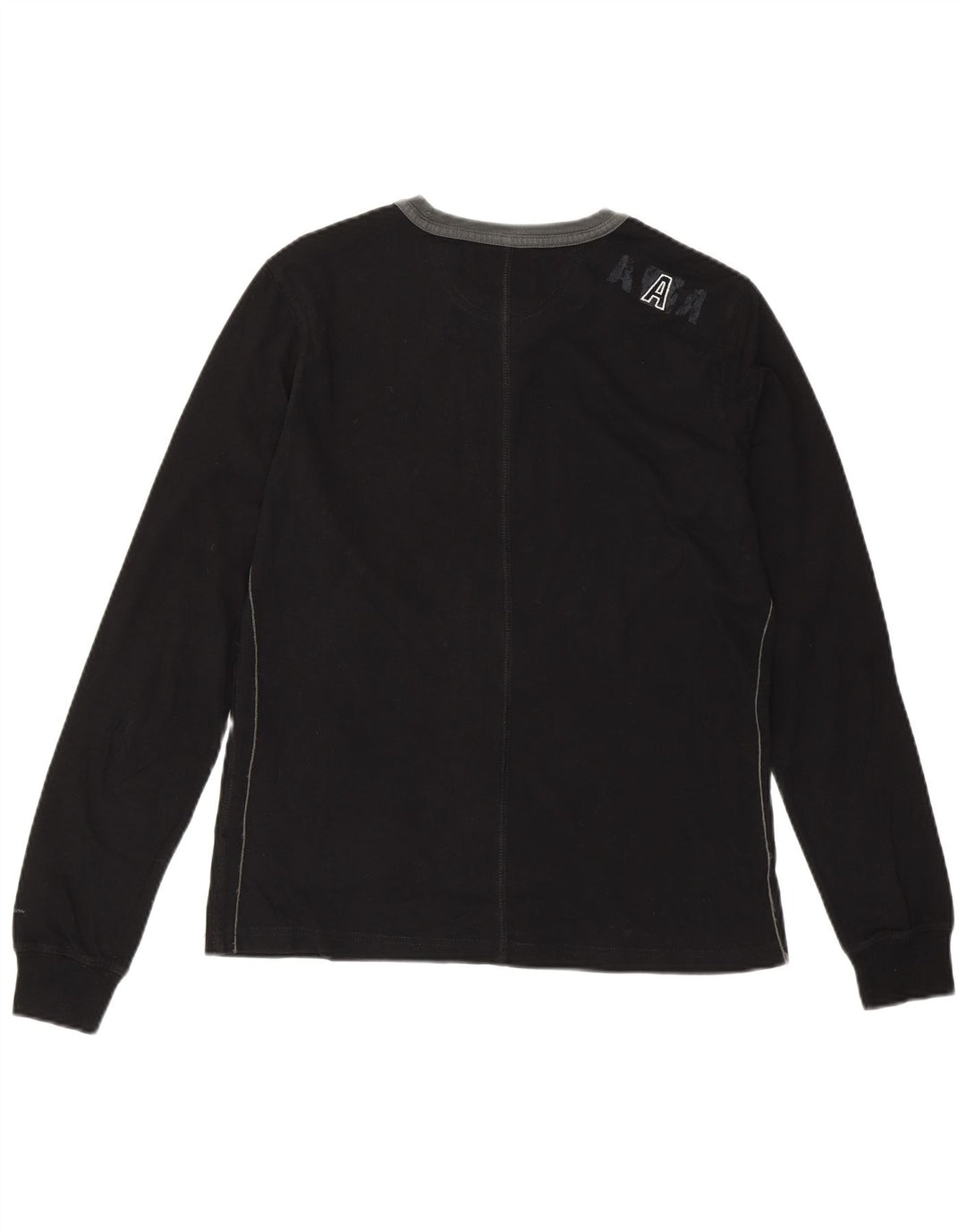 CHAMPION Damen Heritage Fit Graphic T-Shirt Top UK 14 Large Schwarz Baumwolle