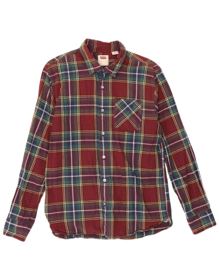 Levi's Herren-Hemd in Standard-Passform, mittelgroß, mehrfarbig, kariert, Baumwolle