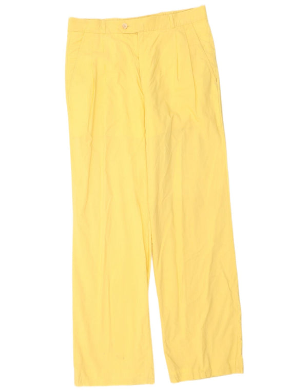 Boggi Mens Pegged Suit Hose IT 48 Medium W28 L30 Gelb