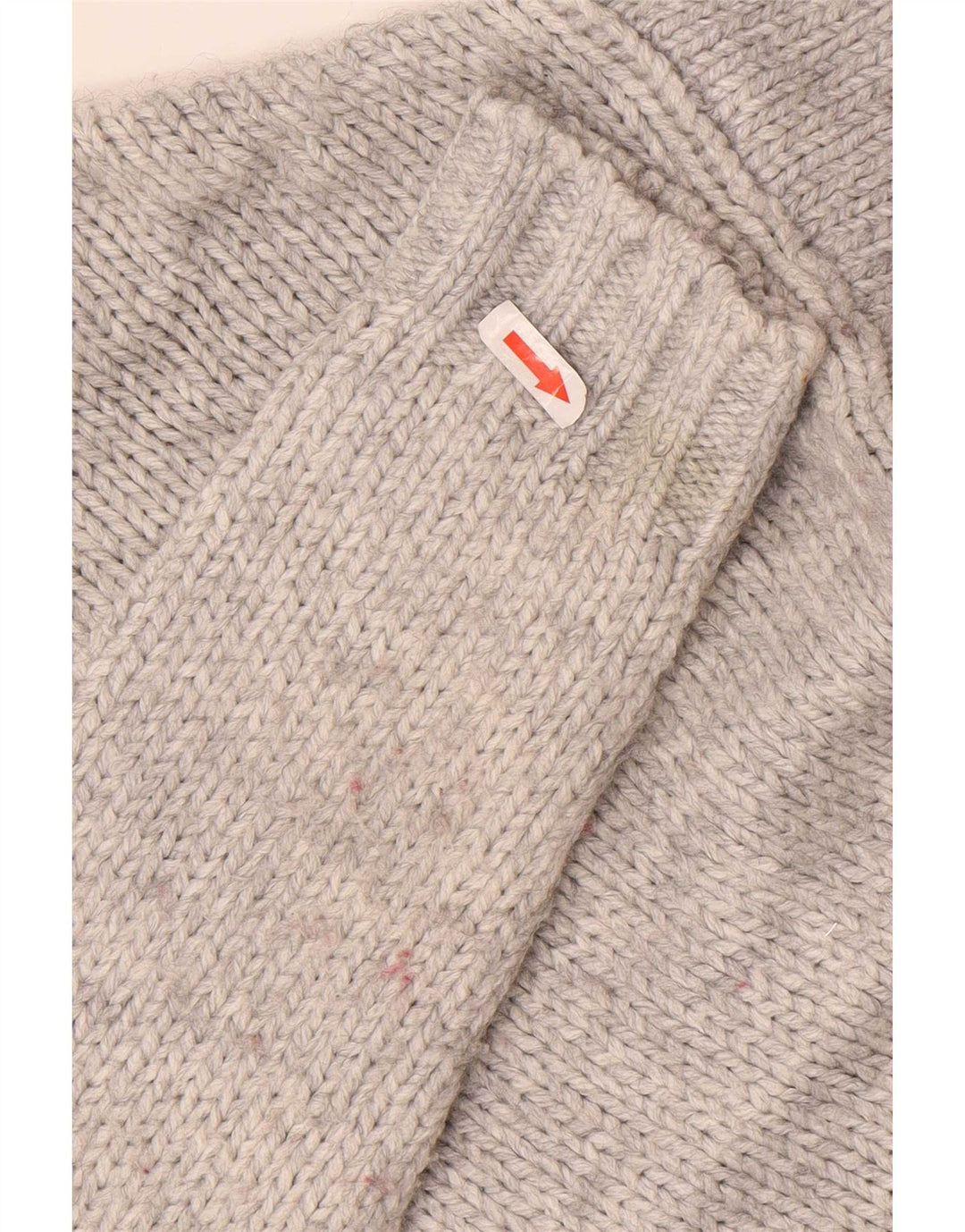 Marks & Spencer Damen-Pullover, übergroß, Rundhalsausschnitt, Gr. 10, Größe S, Grau