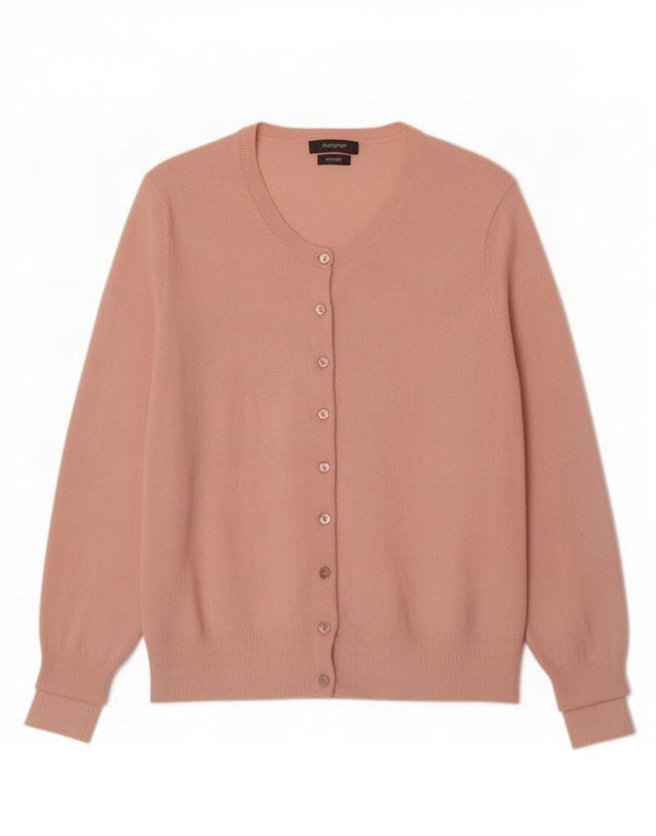 Marks & Spencer Damen-Strickjacke Autograph UK 18 XL Rosa Kaschmir