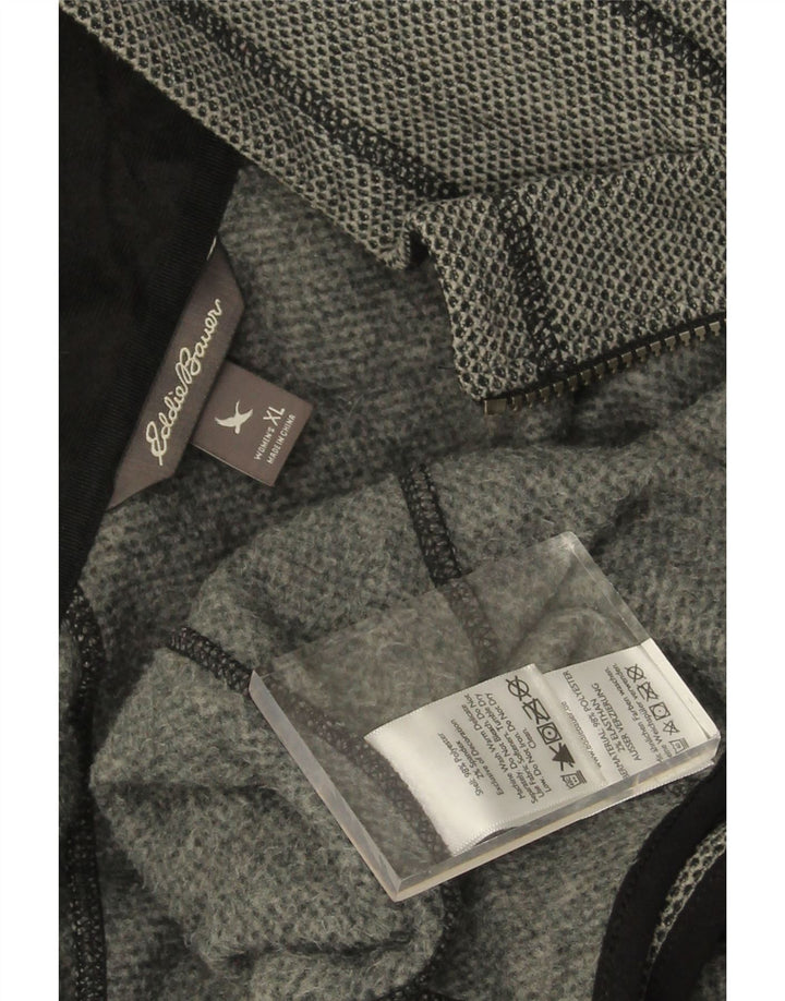 Eddie Bauer Damen-Trainingsanzug-Top-Jacke UK 18 XL Grau Polyester