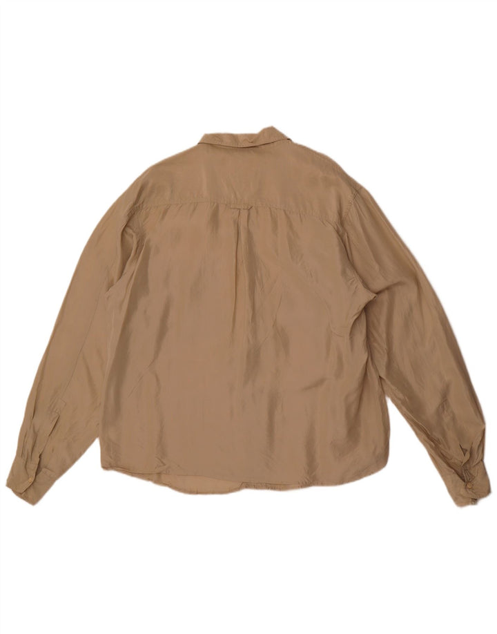 Royal Coast Herrenhemd Große Beige Seide