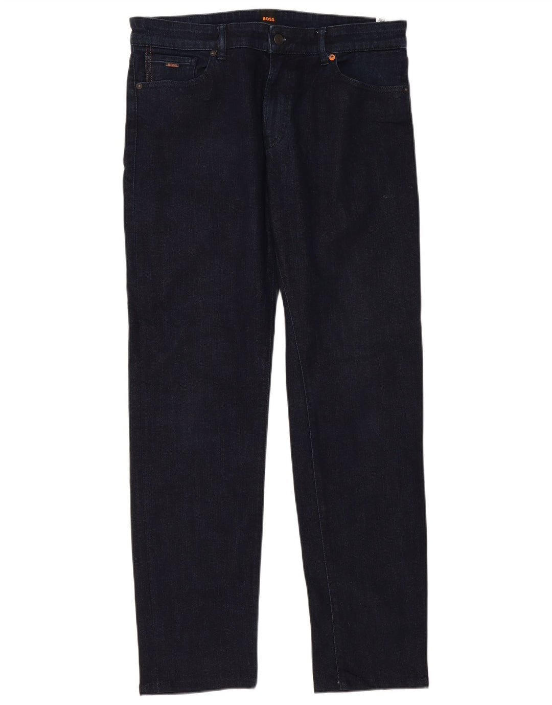 Hugo Boss Damen Slim Jeans W36 L34 Marineblaue Baumwolle