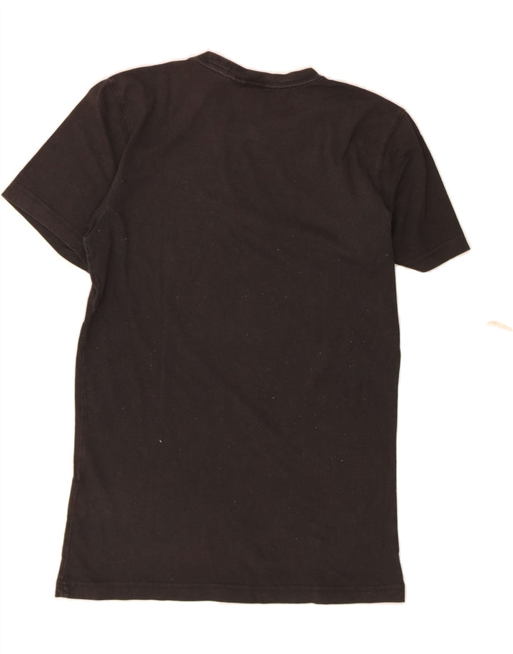 ADIDAS Mens Graphic T-Shirt Top Small Black Cotton Vintage Adidas and Second-Hand Adidas from Messina Hembry 