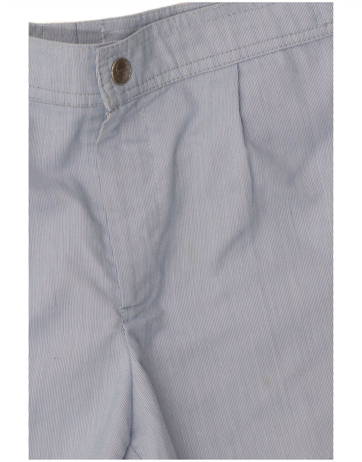 Sergio Tacchini Damen Chinoshorts W28 Mittelblauer Nadelstreifen