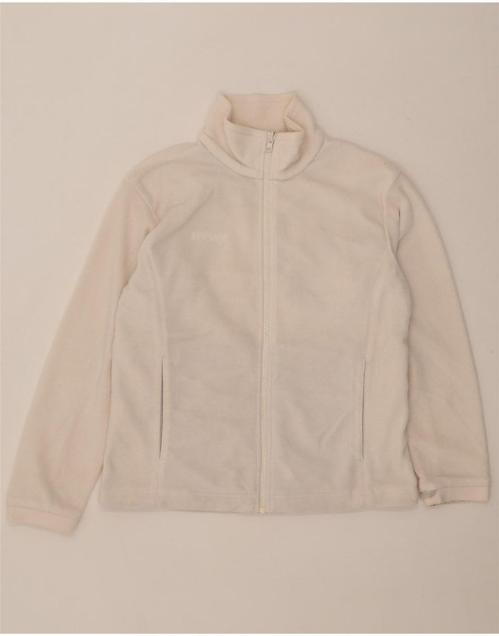 Columbia Damen Liner Fleecejacke UK 14 Mittelweißes Polyester