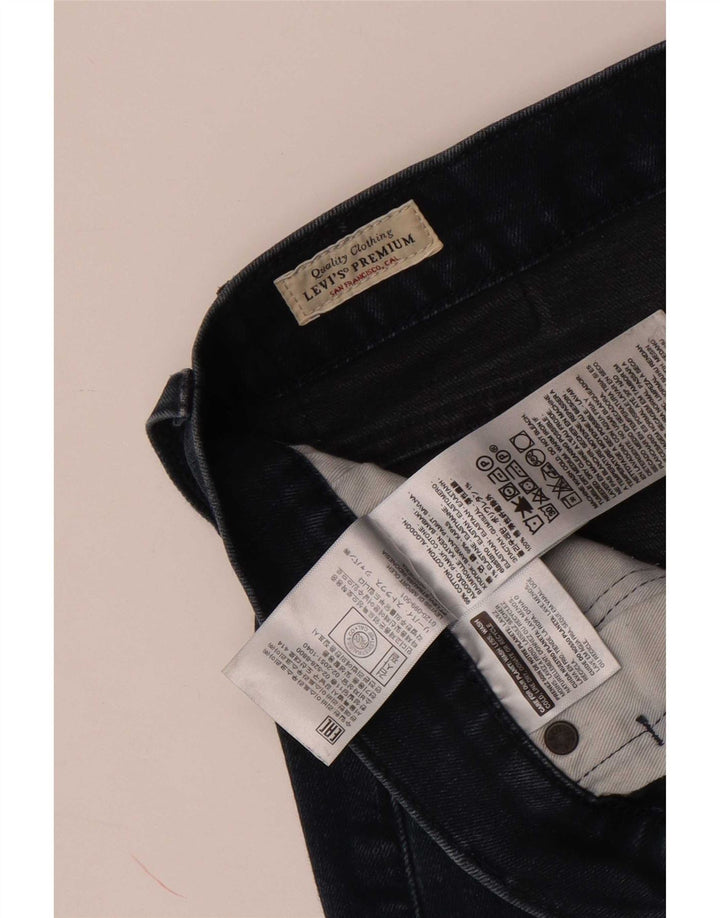 Levi's Herren Slim Jeans W32 L30 Marineblaue Baumwolle