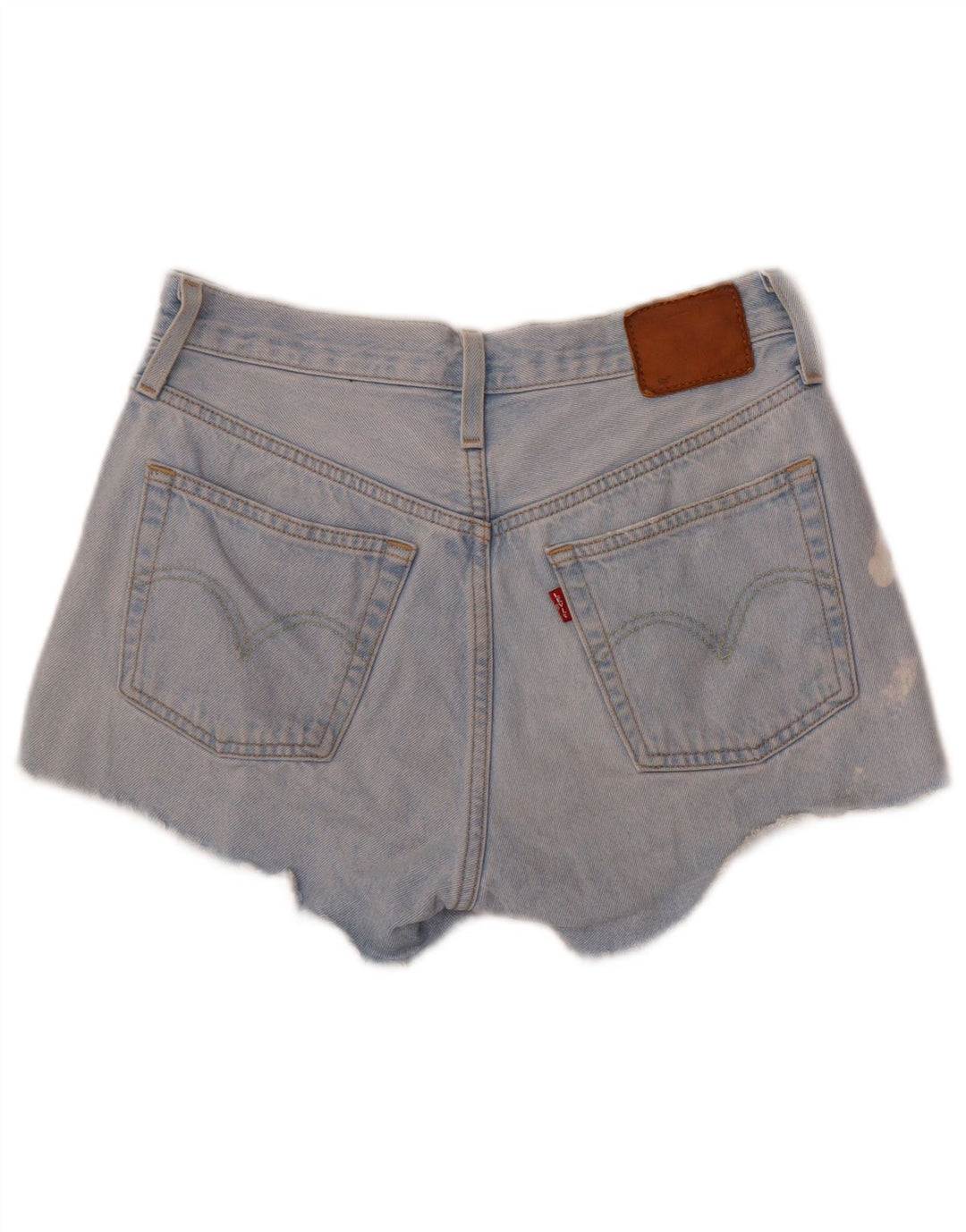 Levi's Damen 501 Denim Shorts W27 Small Blaue Baumwolle