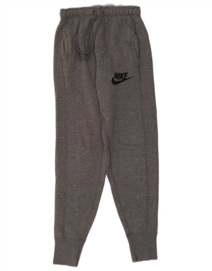 NIKE Herren-Trainingshose, Jogginghose, XS, graue Baumwolle